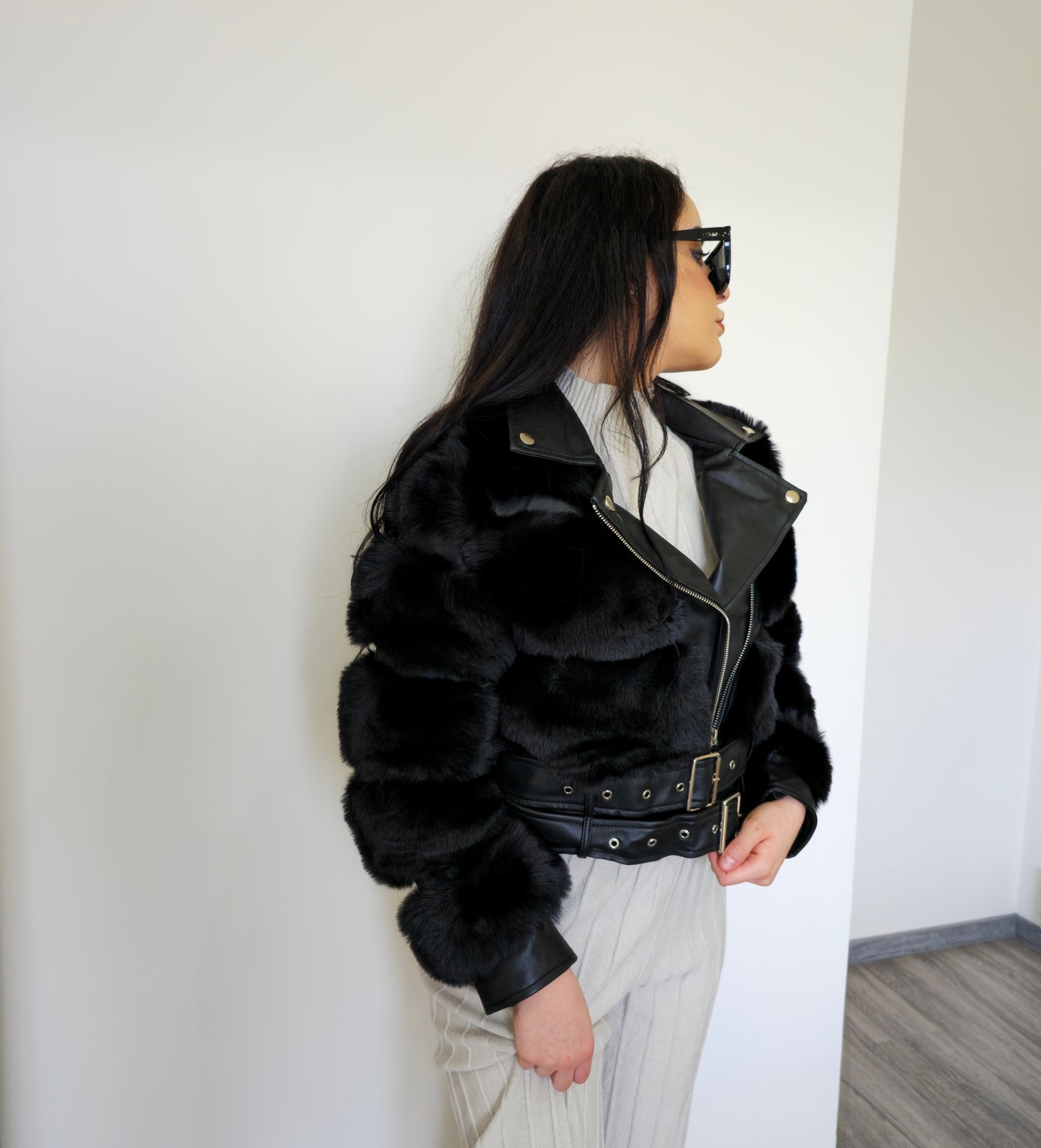 Giacca con pelliccia