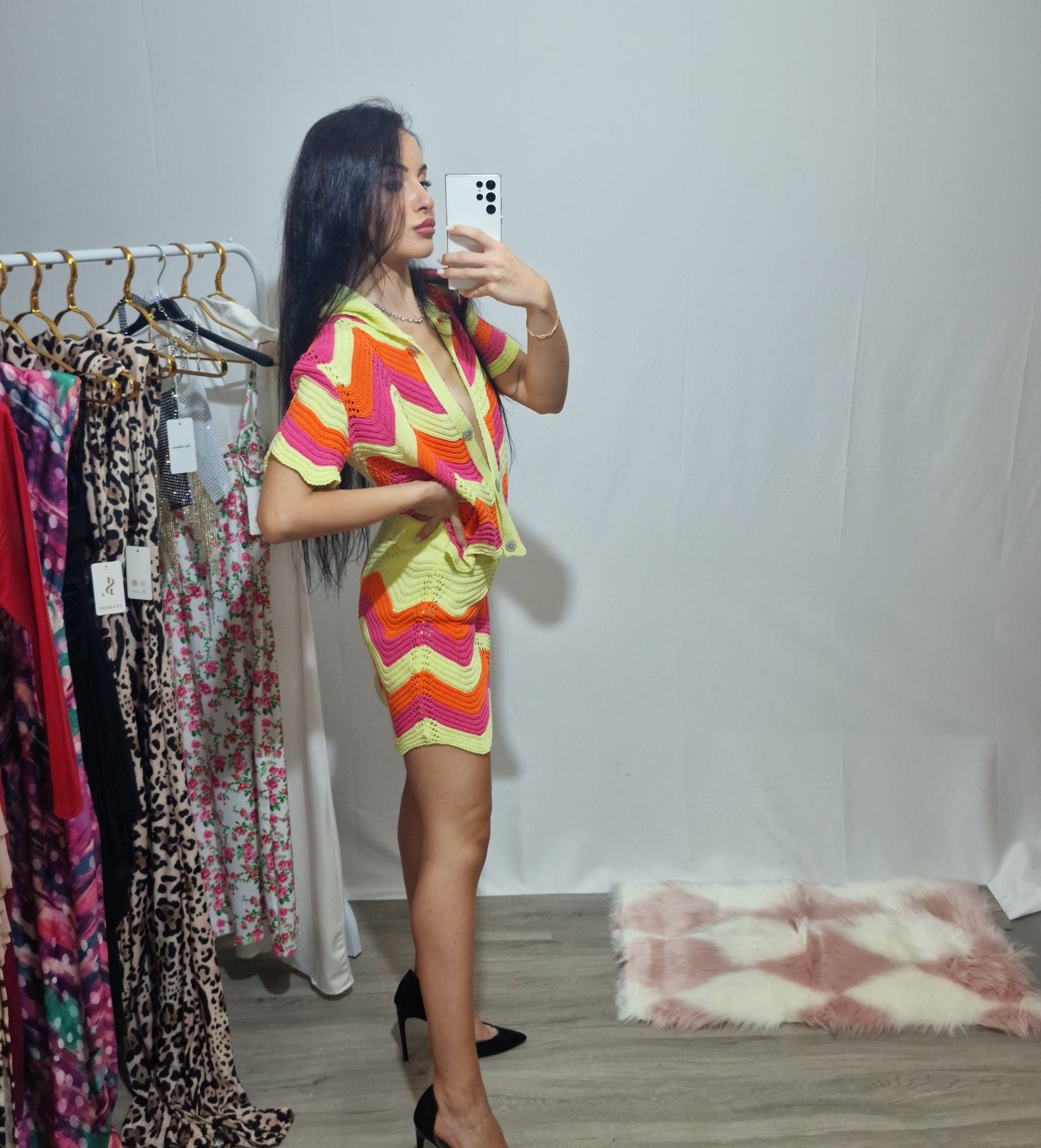 Elise|Coordinato gonna e cardigan