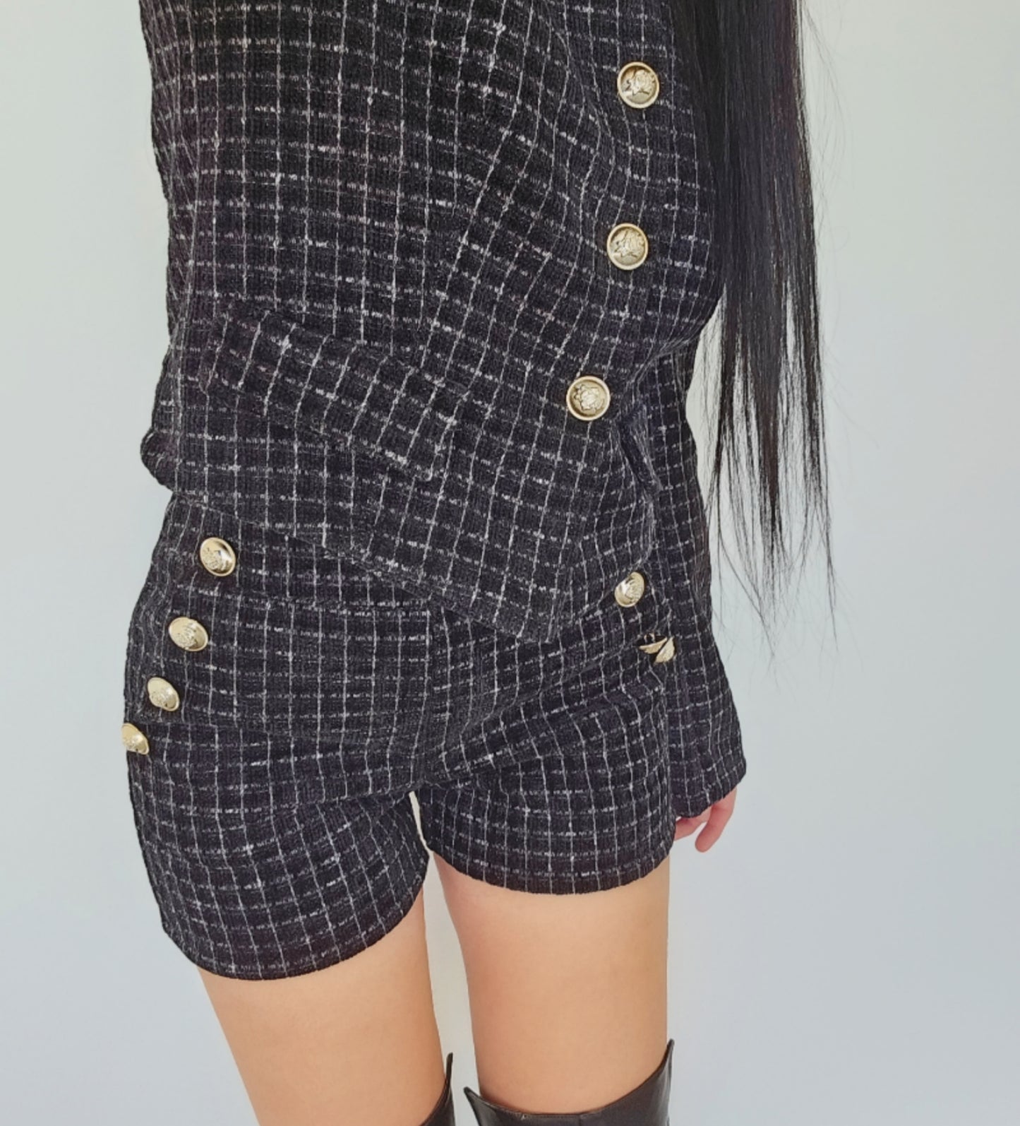 Ginevra|Coordinato pantaloncino e giacca crop